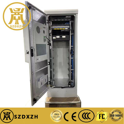 Buy 19 Inch Telecom Weatherproof Outdoor Power Cabinet Electrical Metal Cabinet Rack OEM online manufacture