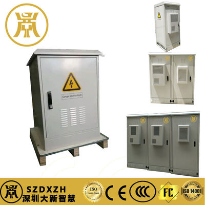 Buy 1U Front Door Outdoor Telecom Cabinets , Galvanized Steel Industrial Electrical Cabinet online manufacture