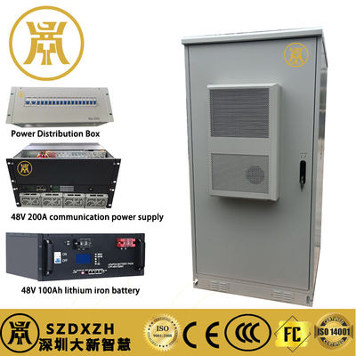 Buy 48V Communication Base Station Cabinet Power Storage Outdoor System With One Battery Shelf online manufacture