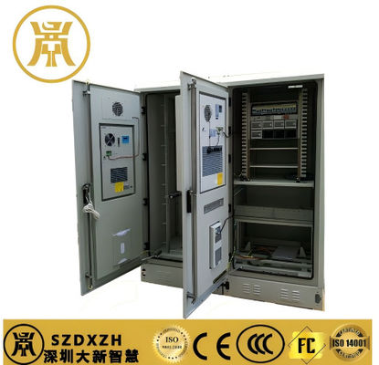 Buy Two Bay Anti Corrosion Waterproof Electrical Cabinet With Cooling And Battery Storage online manufacture