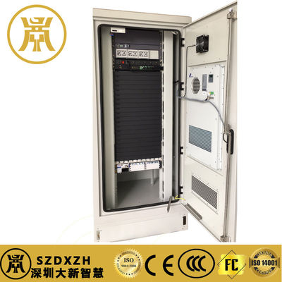 Customized Weather Resistant Outdoor Power Enclosures Metal Communication Enclosure With PDU And Battery