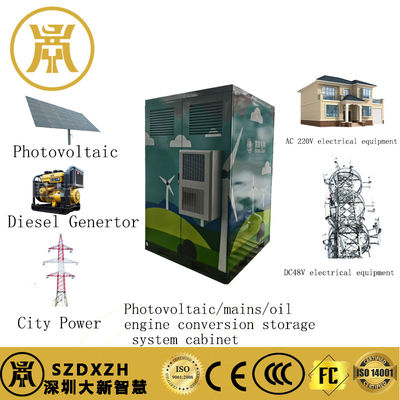 Outdoor Weatherproof Cabinets For Electronics , IP55 Free Standing Metal Communication Enclosure