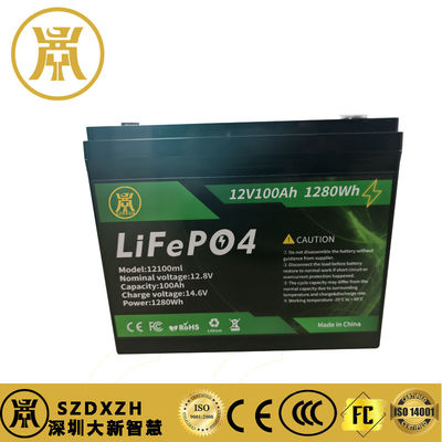 แบตเตอรี่โลหะลิทธิียม 12V 100AH สําหรับไฟฟ้าถนน แรงสํารอง